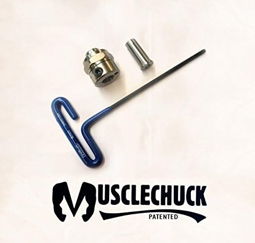 MuscleChuck Camless Camless Брза промена Typ9 Chuck + 1/4 Collet + T-Hex Kit Chit