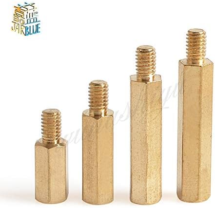 Завртки 50PCS M2L+3MM M2.5/M3L+6MM HEX HEAD BRASS BRASS SHASSING STORKING THERED PCB PCB COMCUTION PCOMPONT STAINFOFT SPARER -