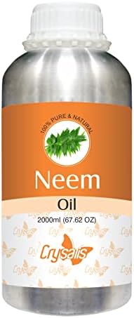 Crysalis Neem Oil | чисто и природно неразредено презаситен масло Органски стандард | За навлажнување на кожата и нега на