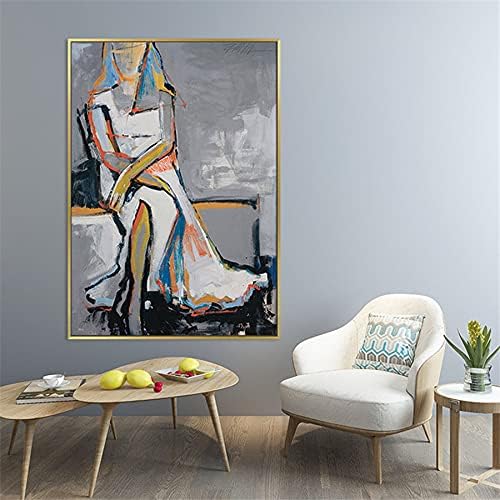 Hehuim 20 рачни насликани модерни апстрактни фигури уметност пикасо тело голи wallид платно масло слики цртање слика декорација за дневна