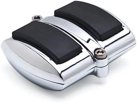 KRATOR Нова педала за педали на сопирачката на сопирачката/потпетицата на подлогата за смена со црни гумени влошки за гума на сопирачката/педалата