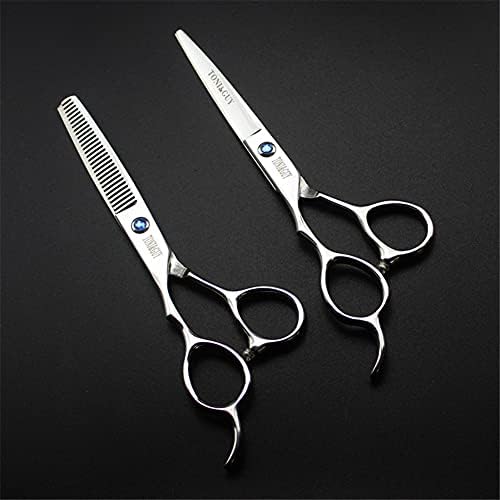 XJPB ножици за сечење на косата, високи ножици за фризури, јапонски 440C не'рѓосувачки челик, за мажи жени салон за дома, 5,5/6,0