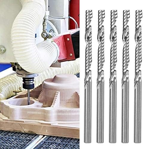 Резба на секач за мелење, секач за мелење на спирала широко користена 3,175 x 3,175 x 28 x 55mm волфрам челик спирална лесна употреба