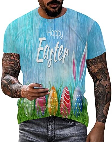 Шарена кошула со долги ракави мажи мажи машка модна индивидуалност случајна дигитална 3Д печатена маица со круг