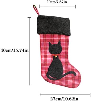 Бонбони подароци чорапи Персонализирани камин порибување Божиќни украси за дома и додаток за забави за деца за семејни празнични сезони декор