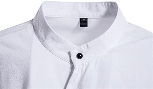Jeke-dg кошула постелнина дното на хенли кошула цврста ласкава јога лежерна блуза со долги ракави со долги наклонети плочки гроздобер