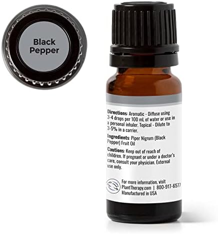 Растителна терапија есенцијално масло од црн пипер 10 ml чисто, неразредено, терапевтско одделение