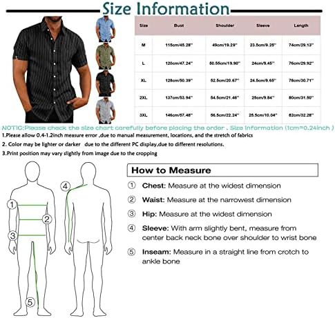 Хавајска кошула за мажи летен лаптол, случајно копче за кратки ракави за кратки ракави, машка кошула машка мачка со кратки ракави