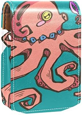 Кутија ЗА Кармин ОРИУКАН СО Огледало Симпатична Пренослива Торба За Шминка Козметичка Торбичка, Цртан Филм Океански Животински Октопод