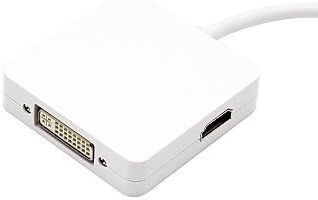 3 во 1 Mini DisplayPort Meal to HDMI DVI DisplayPortенски адаптер кабел за Apple MacBook Pro MacBook Air