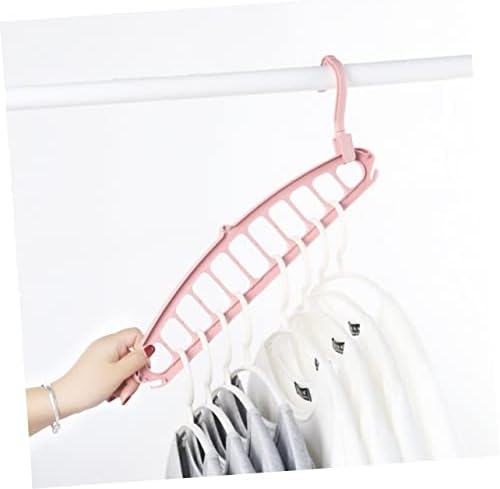 Holibanna 2 парчиња виткање закачалки за облекување на решетки за облека за облека за заштеда на простор за заштеда на плакари за плакари, закачалки