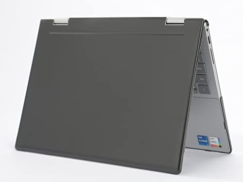 Mcover Case само компатибилен со 2022 ～ 2023 14 Dell Inspiron 7420/7425 2-во-1 Виндоус Тетратка компјутер-Црно
