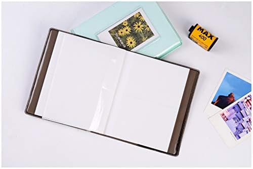 Фото албум на Kimyoaee 3 инчи 64 џебови Фото-книга Складирање на филмови за Fujifilm Instax Mini 11 Mini Liple Mini 9 8 8+ 7S 25 50S 90