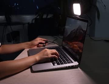 Селфи Светло со 3 Режими На Светлина Со Преден &засилувач; Заден Клип Прилагодлив Лед Видео Светло За Работа За Пренос Во Живо Шминка