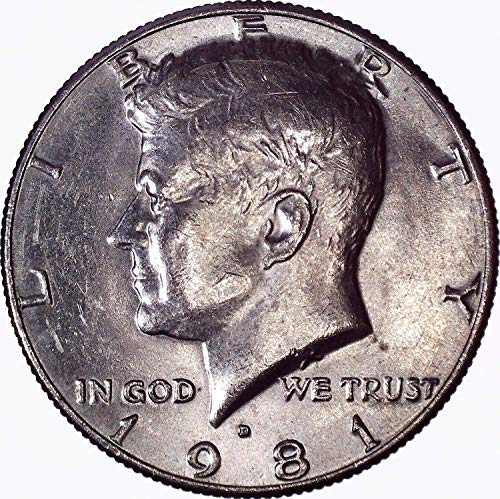 1981 г Кенеди половина долар 50ц за нецирковно