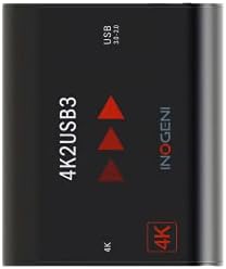 Иногени 4K2USB3, видео конвертор 4K HDMI до USB, приклучок и одете, до 60 fps, Preformanal уред