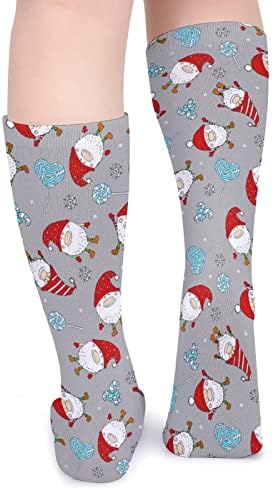 ПЛЕВЕЛКЕЈАТ Смешни Џуџести Дебели Чорапи Новина Смешно Печатење Графички Секојдневни Чорапи Со Топла Средна Цевка За Зима