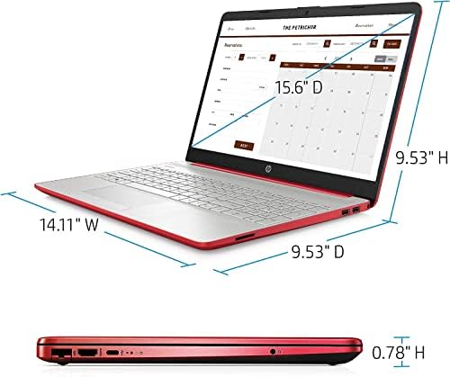 HP 15.6 Во Лаптоп Црвено
