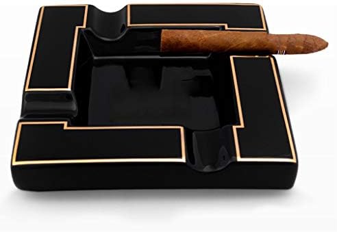 Хаикингс керамички пепелник креативен хотел ресторан украс украс за ветровитска пепелска облека отпорна на фиоки за пепел wenfeng1991