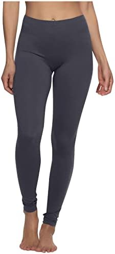 Хеланки на ADSSDQ за жени со контрола на стомакот-плус големина со висока половината мека капри јога панталони за тренинг, трчање