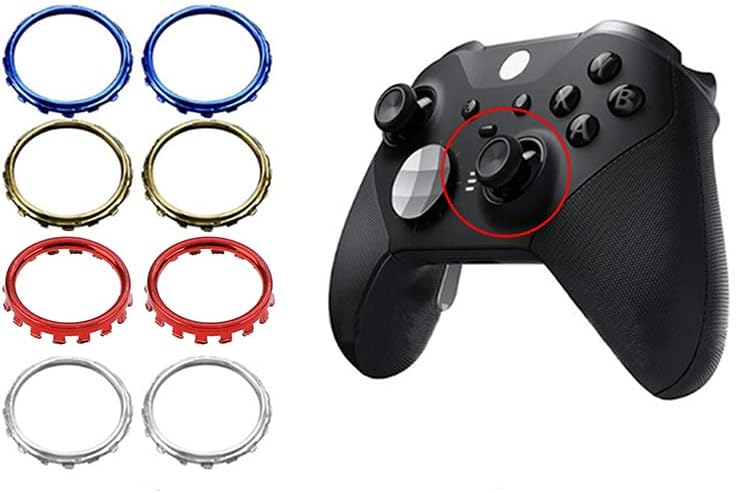 Заменски делови за замена на прстени од 2 x Thumbstick за замена на контролорот Xbox One Elite
