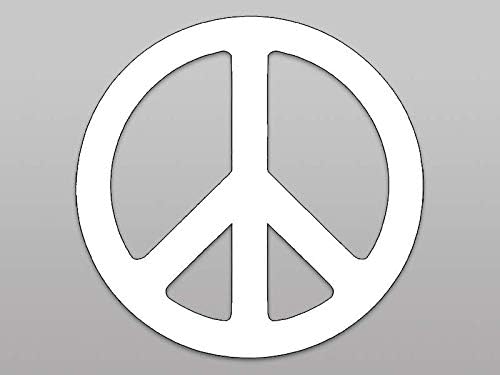 Налепница за симбол на бел мир знак