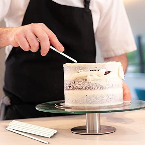 Јоли Пластични Штипки За Торта За Нивоа Колачи-8 инчи х 6мм-Стапчиња За Торта За Печење Стапчиња За Конструкција На Торта Со Нивоа
