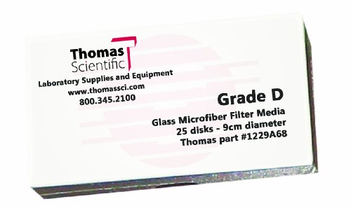 Томас Д9000-4 Филтер За Микрофибер Од Боросиликатно Стакло, 2,7 Микрони, Брз Проток, Одделение Д, Дијаметар од 9 см