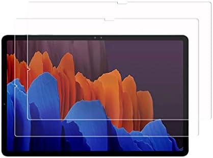 Hojin [2-Pack] Заштитник на екранот компатибилен со Samsung Galaxy Tab S7 FE 2021/Galaxy Tab S7 Plus 2020, калено стакло/и пенкало