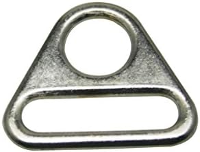 Тијанбанг сребрена триаголник жица и завој конектор 1 пакет со дијаметар од овален со 10