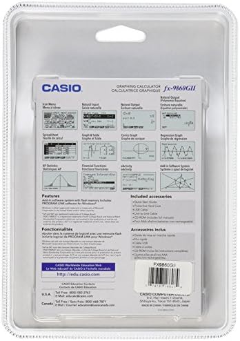 Casio FX-9860GII графички калкулатор, црна