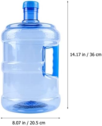 Besportble 5 l за еднократно пластично шише со вода галон сад со пластична круна капаче шише со шише со шише за пиење за пешачење