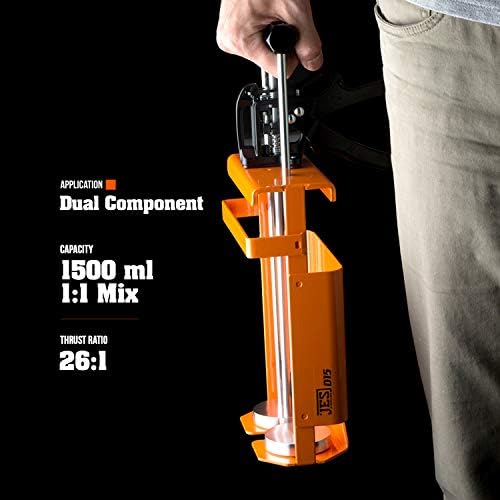 JES иновации 600 ml 26: 1 пиштол за кертриџ со двојна компонента со висок напредок