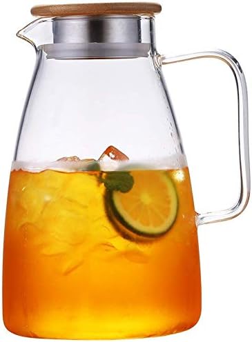 Shisyan 2L Домаќинството ладно стакло шише со стакло и оставете ладно варена вода ладилник за пена чаша чајник чајник
