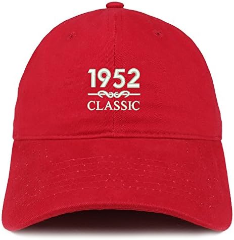 Трендовски продавница за облека Класик 1952 извезена ретро мека памучна капа за бејзбол