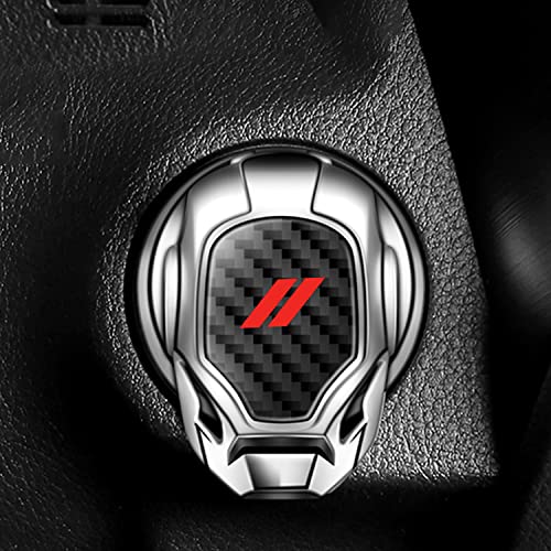 XYHGM CAR ENGINE Start Stopt Cover Cover Push Start Start For Dodge Challenger Charger Durango Car General Motors Switch Decorative Cover Anti-Bratch Auto Enterior Interior Plaction Apteries