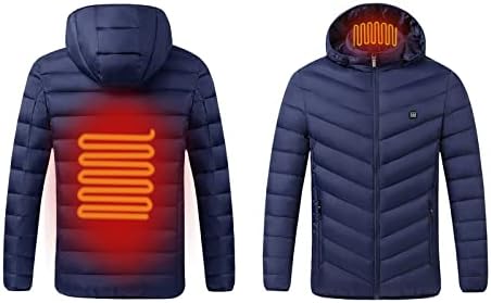 LOLMOT зимска топла облека на отворено загреана за возење на скијање риболов полнење преку загреана качулка во средна тежина надолу со