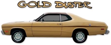 Phoenix Graphix 1970 1971 1972 1973 1974 1975 1975 Plymouth Gold Duster Complete Decals & Stripes комплет - црно