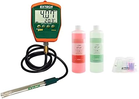 Extech PH220-C Водоотпорен палма pH мерач со кабел електрода