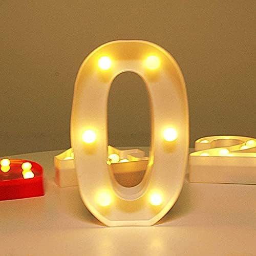 DBYLXMN Светло светло стоејќи пластика со вихти букви букви топли предводени светла дома украси Божиќни украси за домашна забава