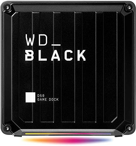 WD_Black D50 Игра Пристаништето. 2x Thunderbolt 3 Порти, DisplayPort 1.4, 2X USB-C &засилувач; 3X USB-А, Аудио во/Надвор, Gigabit Ethernet; Индивидуализира