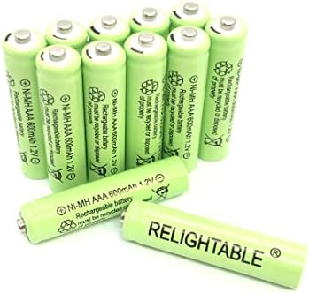 Leightable NIMH AA/AAA 600MAH 1.2V батерии за полнење на соларни светла, градинарски светла и далечински управувачи