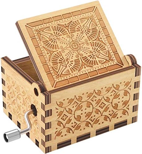 Укебобо дрвена музичка кутија - Вие сте мојата музичка кутија за сонце, пошта дизајнирана, од баба до внука - 1 сет