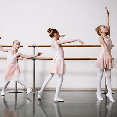 Зандо девојки балетски здолништа за тинејџери за тинејџери дете шифон чиста прилагодлива здолниште жени балерина танцова облека