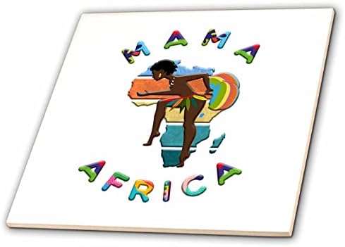 3дроза Африка-Мама Африка на бело. Шармантен подарок за културно наследство-Плочки