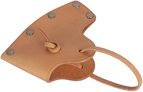 Tourbon Leaher Axe Gead Shath Protect Cover со лента за прилагодување на кожа