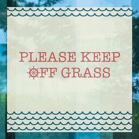 CGSignLab | „Те молам, однадвор од трева -Наутички бран“ прозорецот | 5 x5