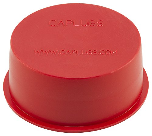 Caplugs QTV9Q1 пластично залепено винил капа и приклучок. ТВ-9, ПВЦ, капа ОД 0,620 приклучок ID 0,818, црвено