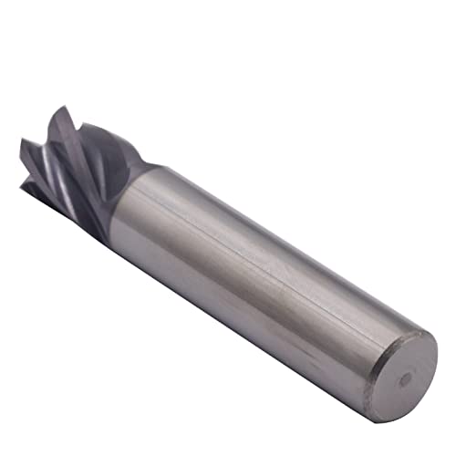 High Performance Solid Carbide End Mill - AlCrN Coated, Variable Helix, 5 Flute, Variable Geometry, 1/2 Cutting Diameter, 1/2 Shank Diameter,