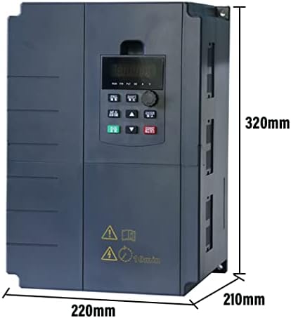 CNWeiken Променлива фреквенција погон VFD, AC 220V 11KW VFD конвертор на фреквенција на инверторот со сопирачка за регулирање